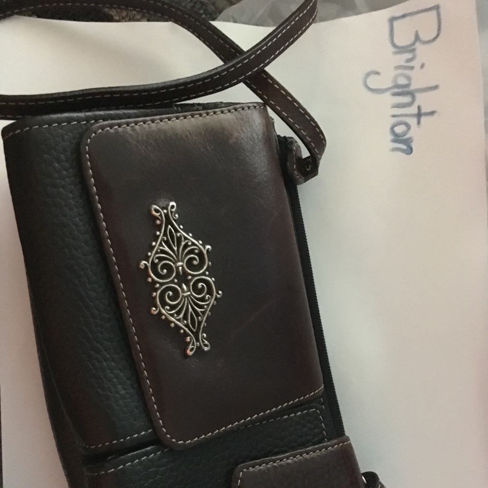 Brighton leather crossbody purse